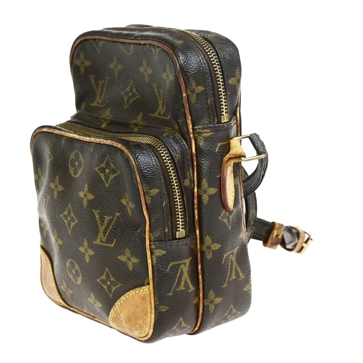 LOUIS VUITTON Amazon Crossbody Shoulder Bag Monogram Leather BN M45236 69FB212