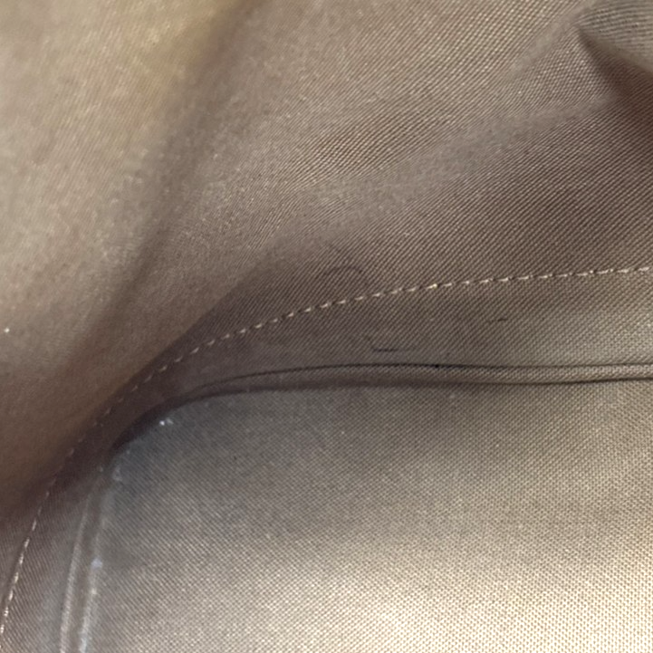 LOUIS VUITTON LV Logo Alma Hand Bag Monogram Leather Brown France M51130 88MA581