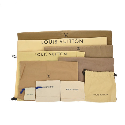 40.Live LOUIS VUITTON 10 Set Dust Bag Drawstring Canvas Cotton BE BN 09KC790 