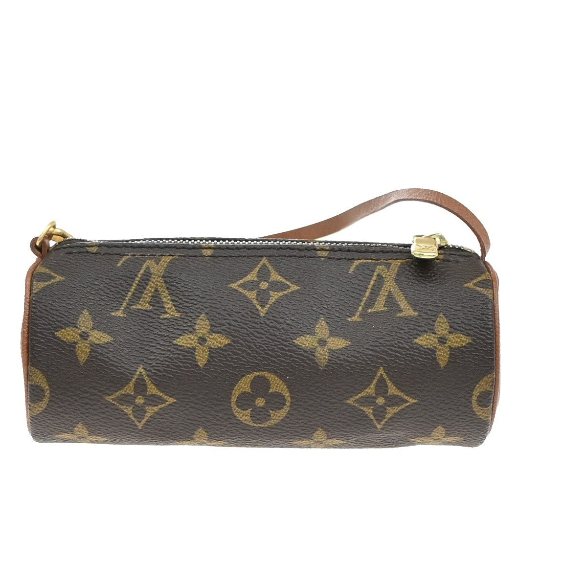 LOUIS VUITTON Pochette Papillon Hand Bag Monogram Leather Brown M51380 62EG018
