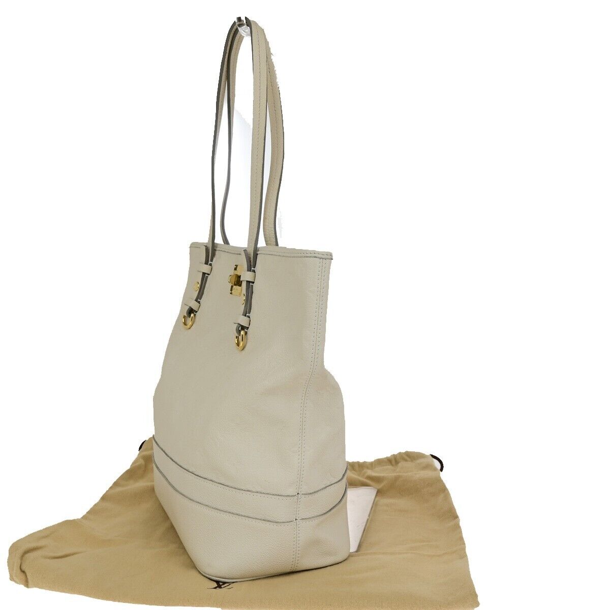 LOUIS VUITTON Citadin PM Shoulder Bag Monogram Empreinte White M40554 71ED350