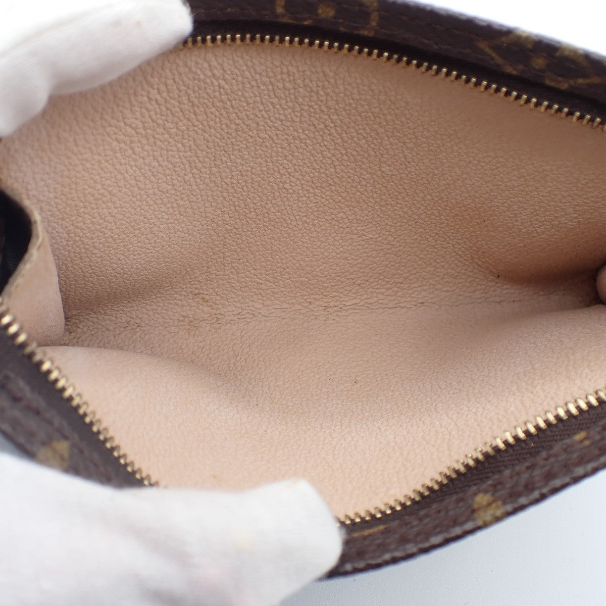LOUIS VUITTON LV Bucket PM Clutch Pouch Bag Monogram Leather France 05KC810