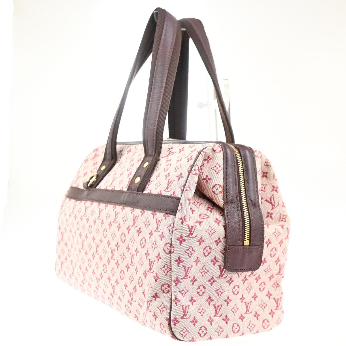 LOUIS VUITTON Josephine GM Hand Bag Monogram Mini Canvas Pink M92311 80MA336