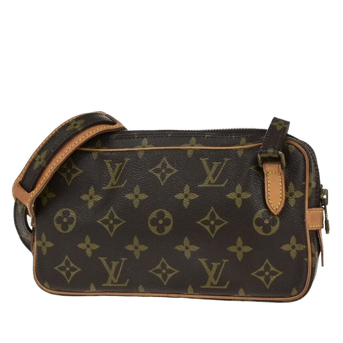 LOUIS VUITTON Marly Bandouliere Shoulder Bag Monogram Leather BN M51828 32ED228