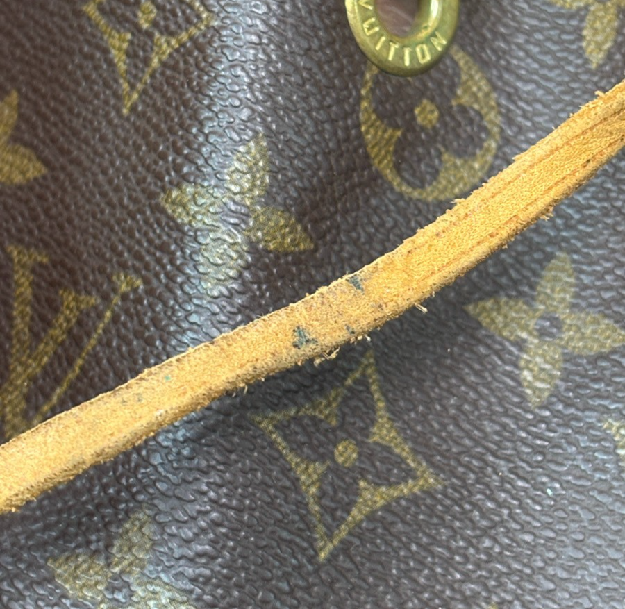 LOUIS VUITTON Mini Montsouris Backpack Bag Monogram Leather Brown M51137 43PA131