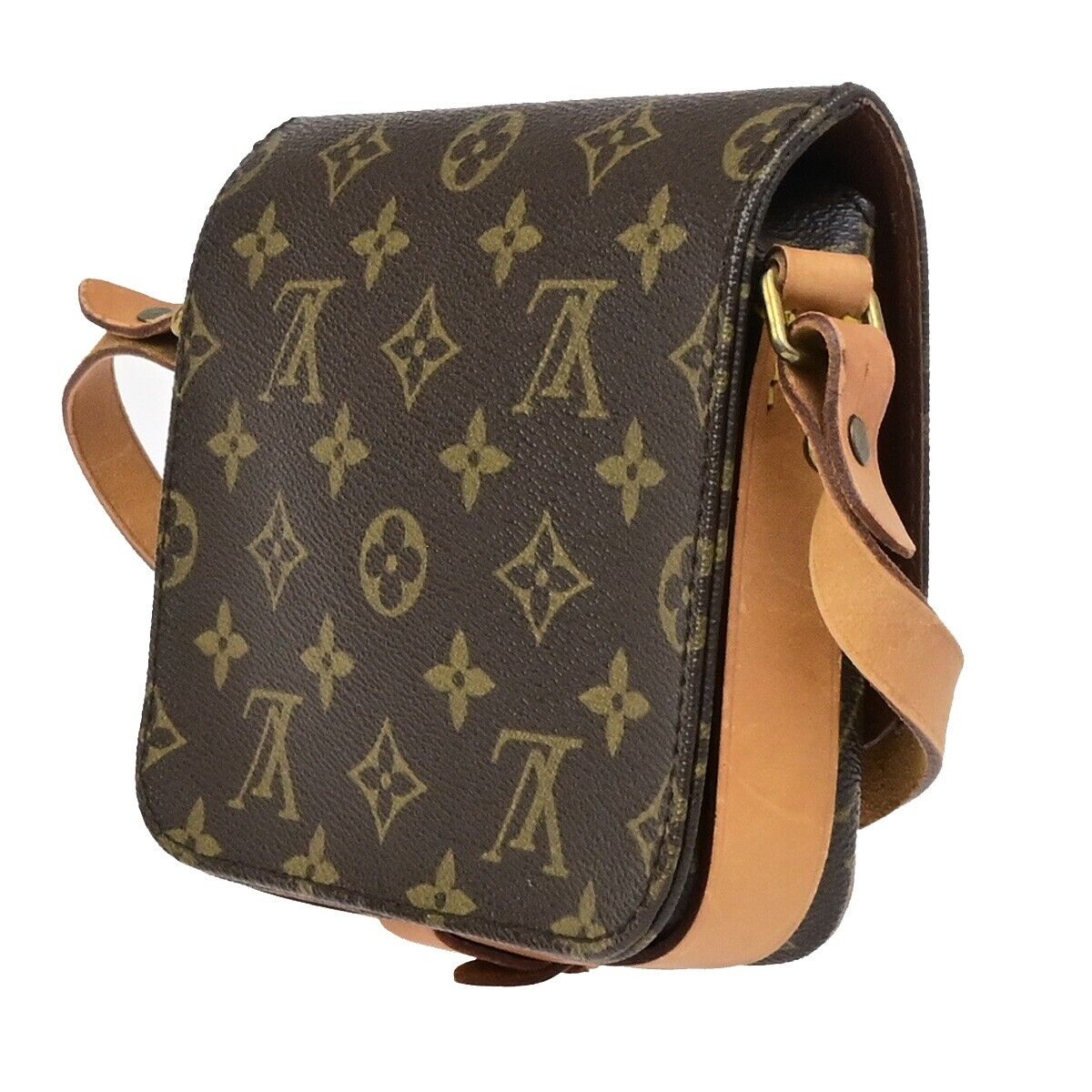 LOUIS VUITTON Mini Cartouchiere Shoulder Bag Monogram Leather BN M51254 73ED380