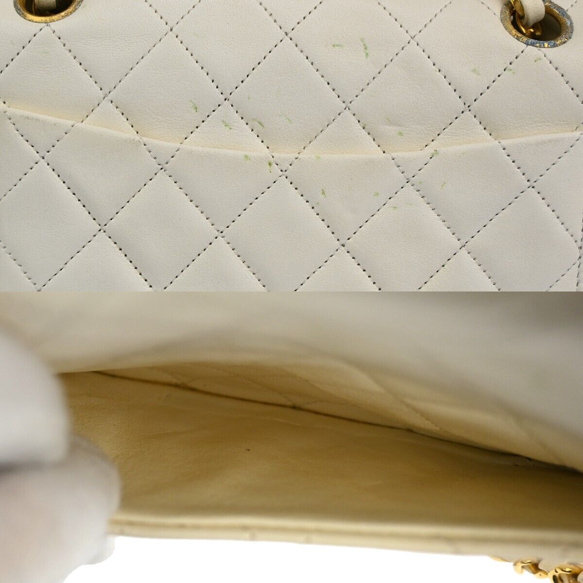 CHANEL CC Matelasse Full Flap Chain Shoulder Bag Leather WE GHW Vintage 617RJ464