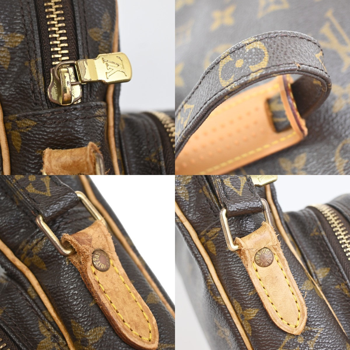 LOUIS VUITTON Amazon Crossbody Shoulder Bag Monogram Leather BN M45236 30KC875