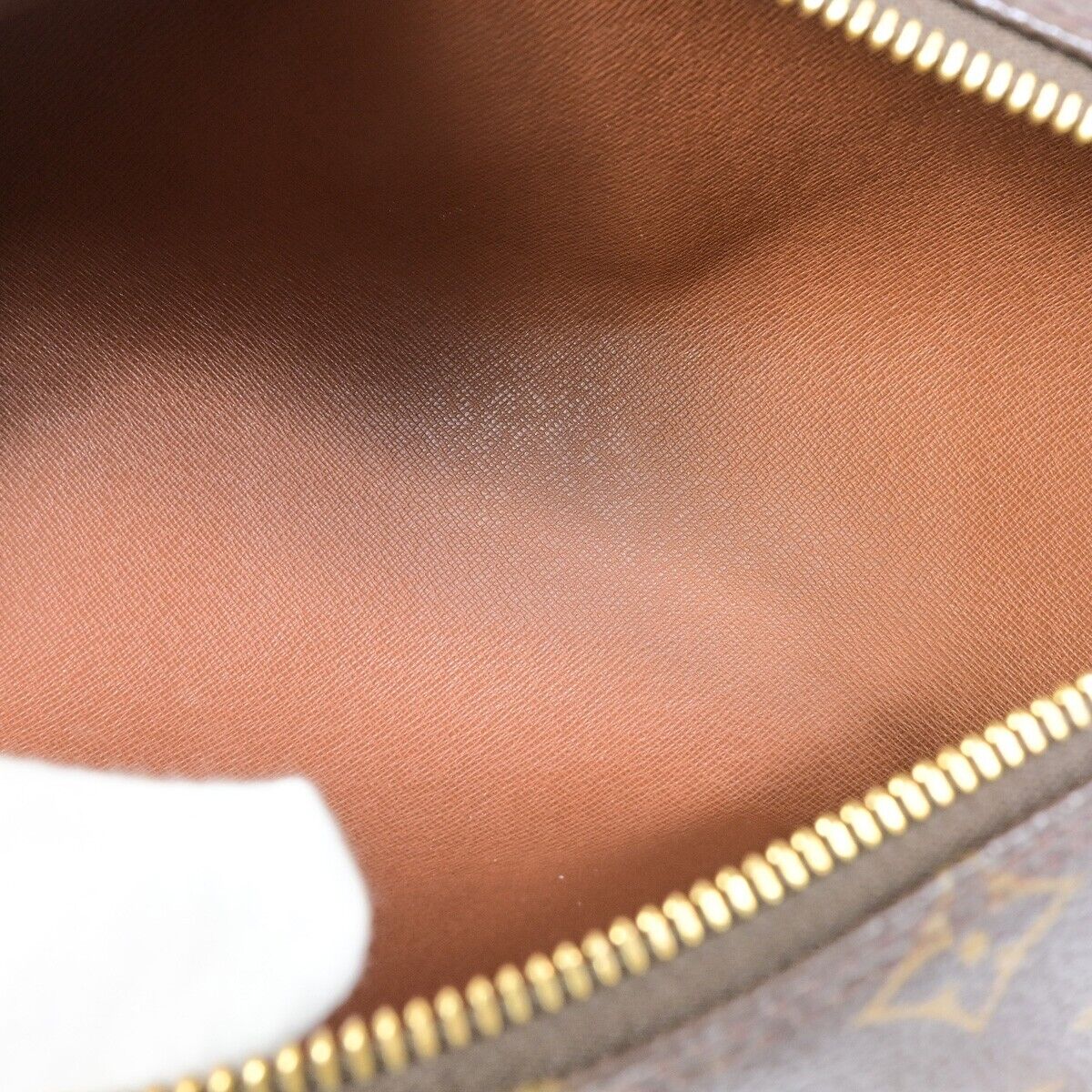 LOUIS VUITTON Logo PAPILLON 30 Hand Bag Monogram Leather Brown M51365 16SH956