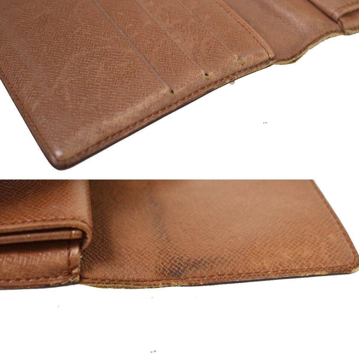 LOUIS VUITTON International Long Trifold Wallet Monogram Brown M61215 05YB794