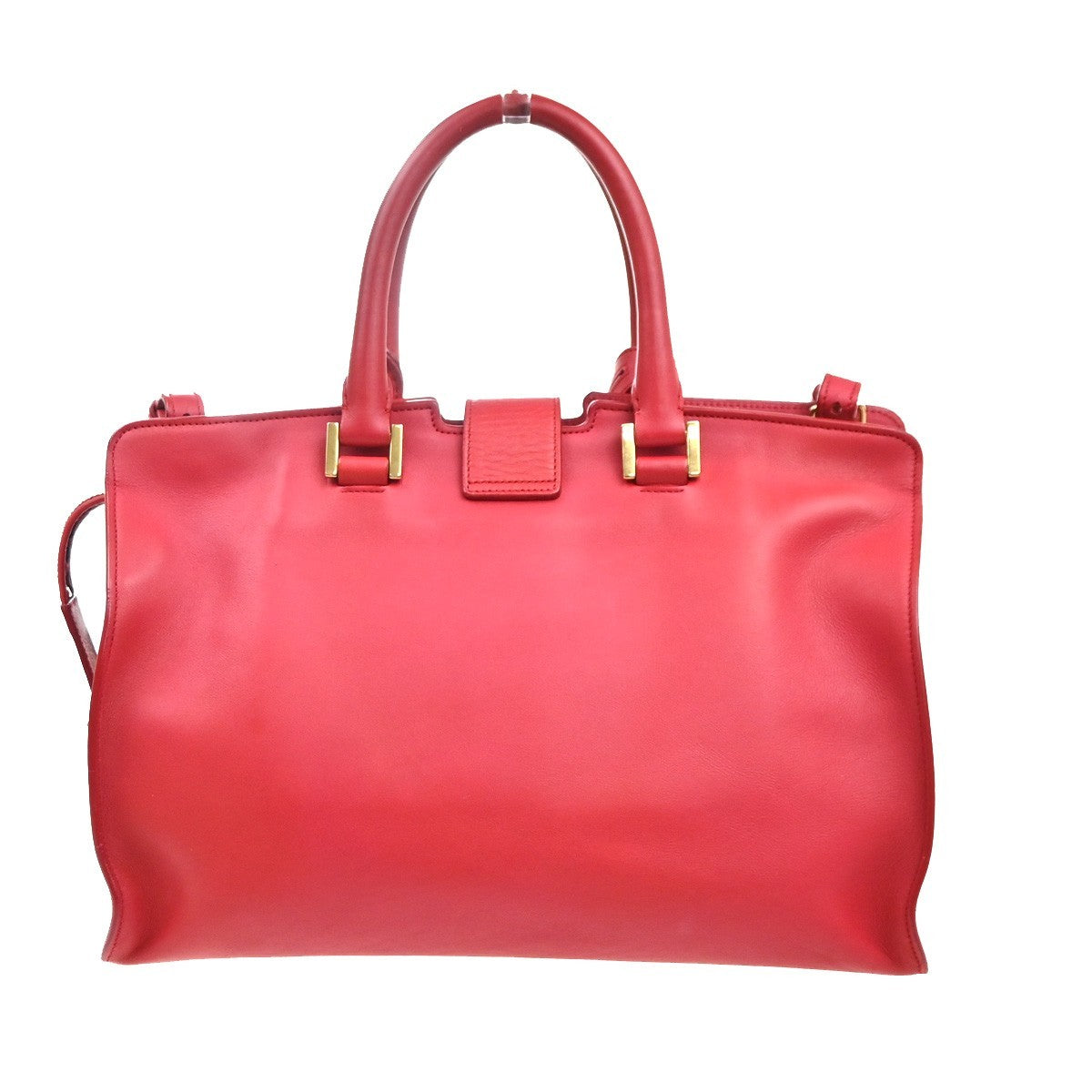 SAINT LAURENT Petit Cabas Y Line 2way Shoulder Hand Bag Leather RD Italy 76KC999