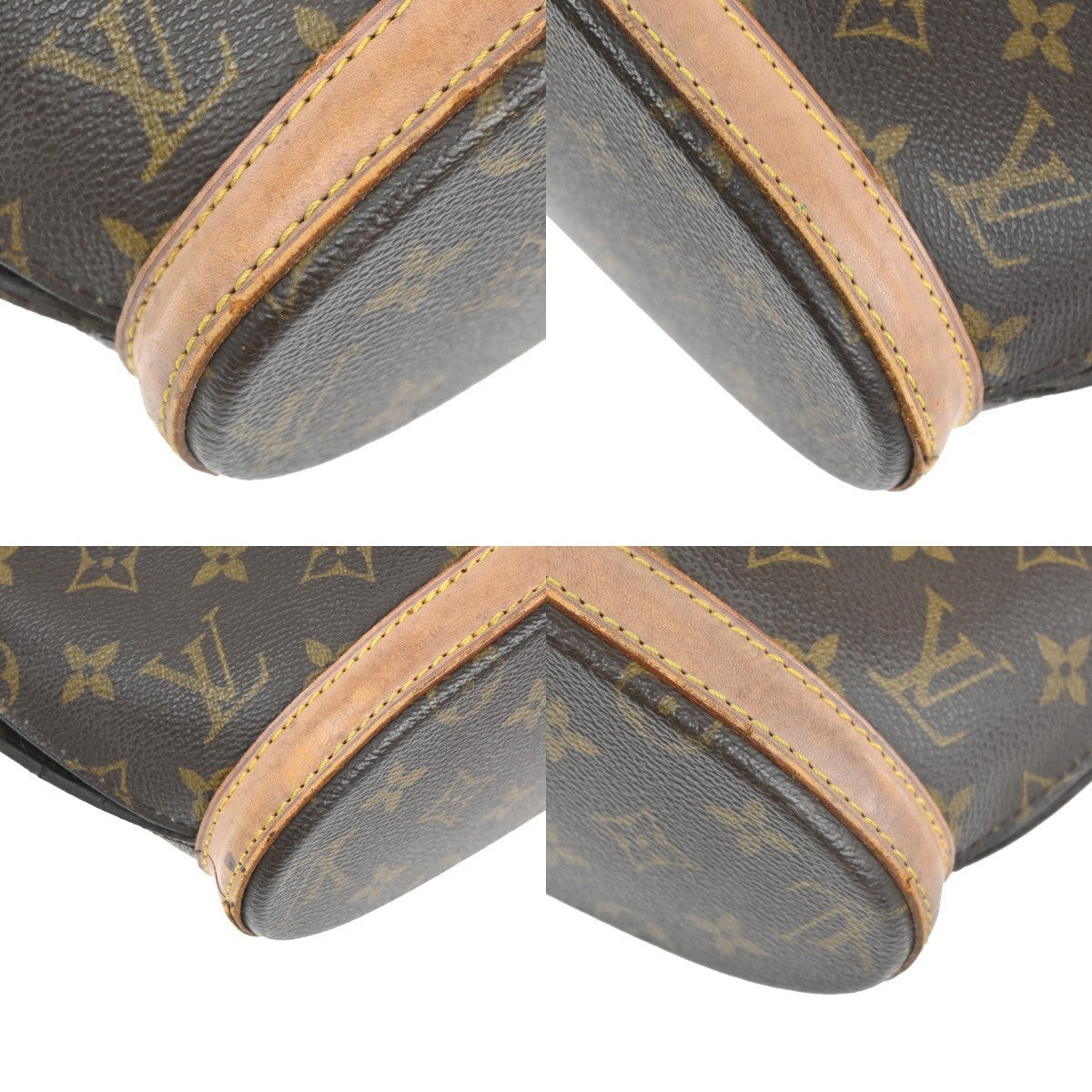 LOUIS VUITTON BABYLONE Shoulder Bag Monogram Leather Brown U.S.A M51102 31KC403