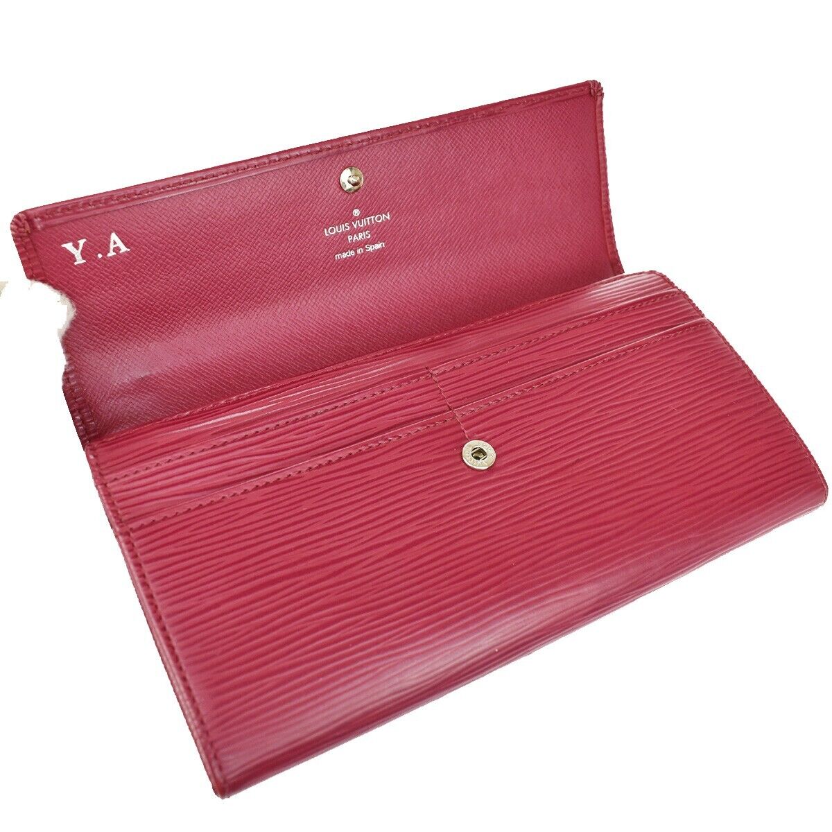 LOUIS VUITTON Portefeuille Sarah Long Bifold Wallet Epi Pink M60317 67JH193