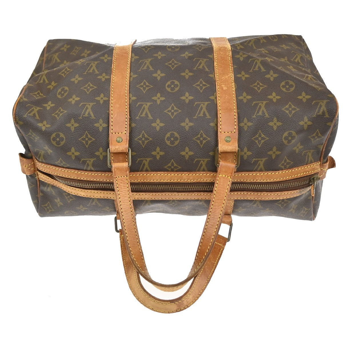LOUIS VUITTON Sac Souple 45 Travel Hand Bag Monogram Leather BN M41624 62CB015