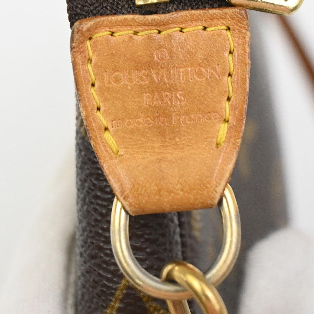 LOUIS VUITTON Pochette Accessoires Hand Bag Monogram Leather BN M51980 18ZA268