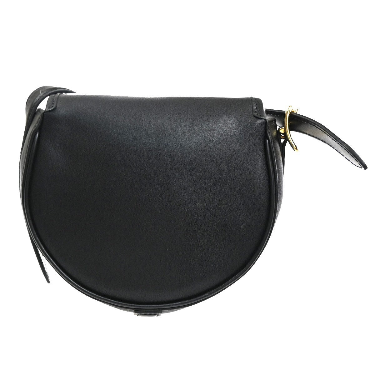 LOUIS VUITTON LV Tambourine Shoulder Bag Calfskin Leather Black M55505 603KC983