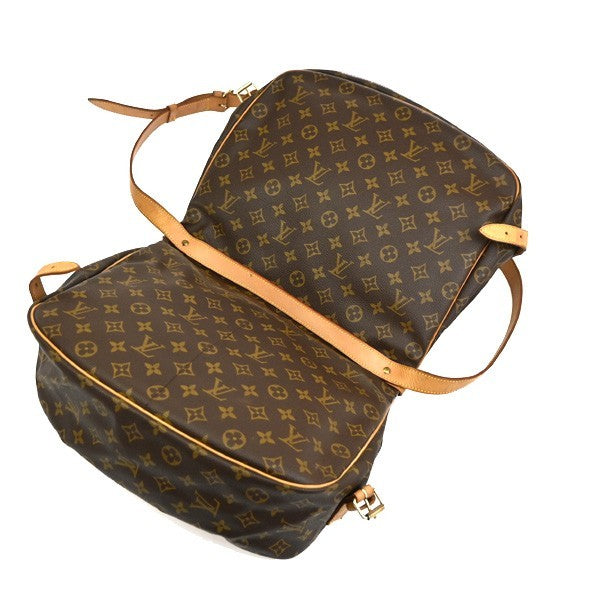 LOUIS VUITTON Saumur 35 Shoulder Bag Monogram Leather BN France M42254 82CA954