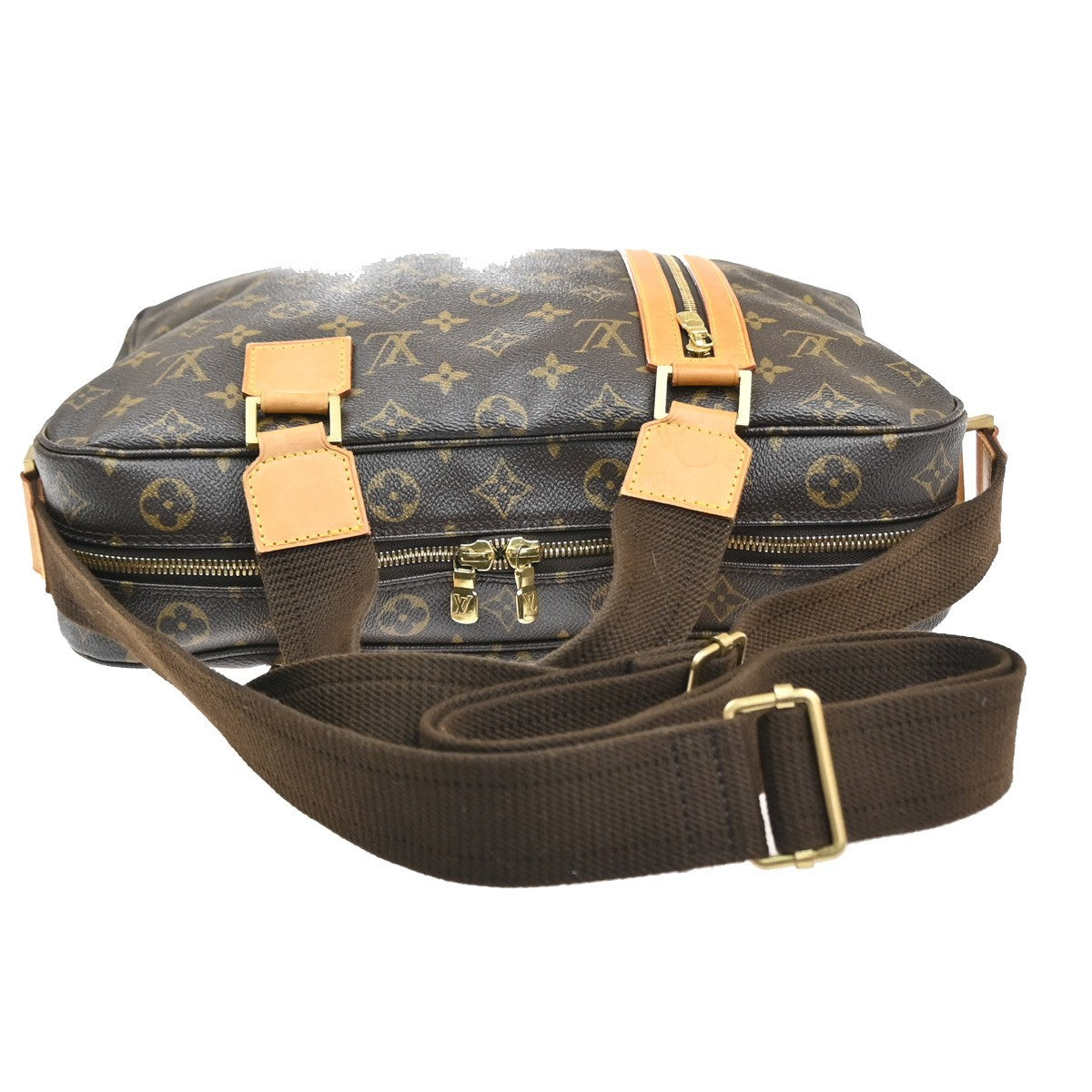 LOUIS VUITTON Sac Bosphore 2Way Hand Bag Monogram Leather Brown M40043 40MA582