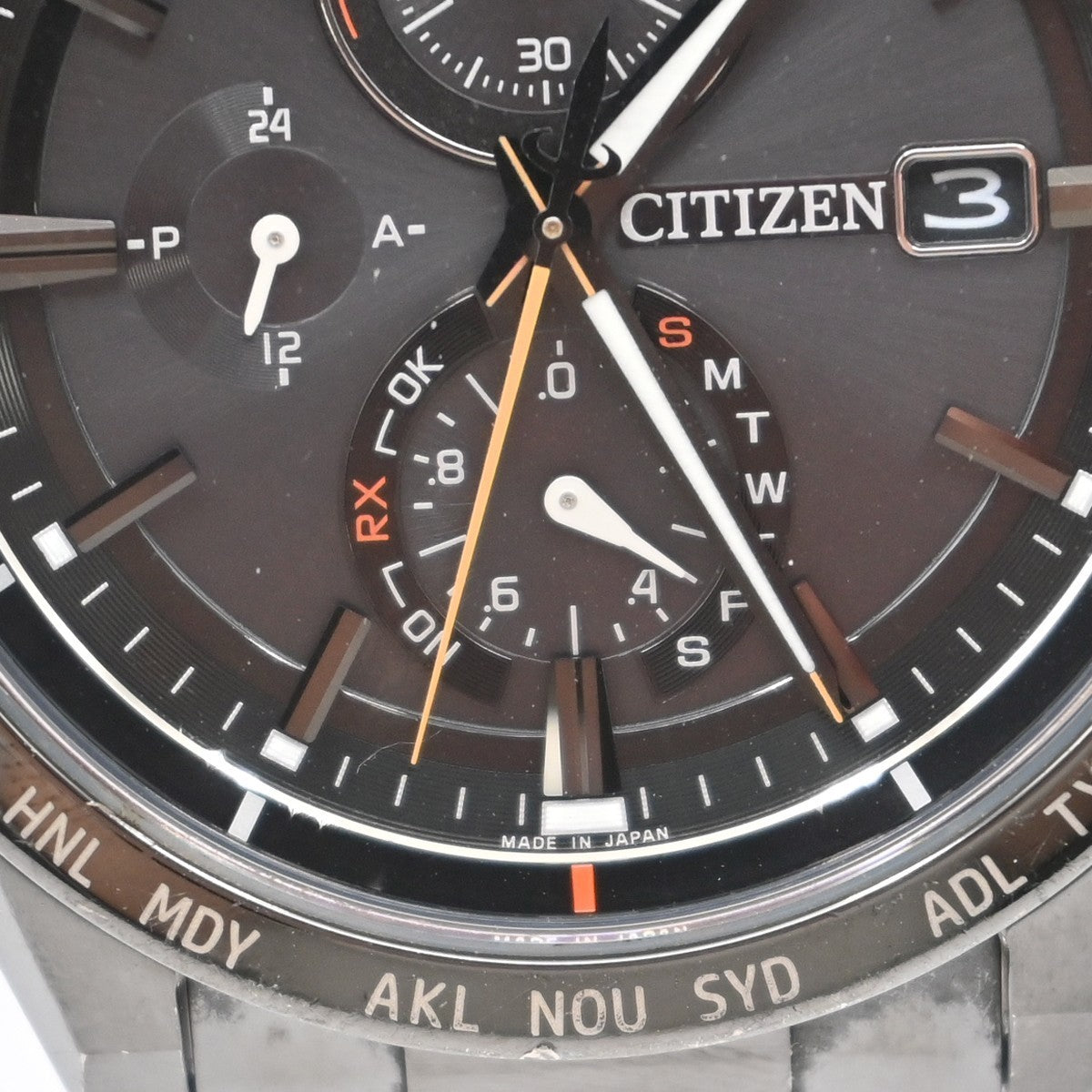 CITIZEN ATTESA ACT Line AT8185-62E Watch 42mm Quartz Titanium Black 84LC596