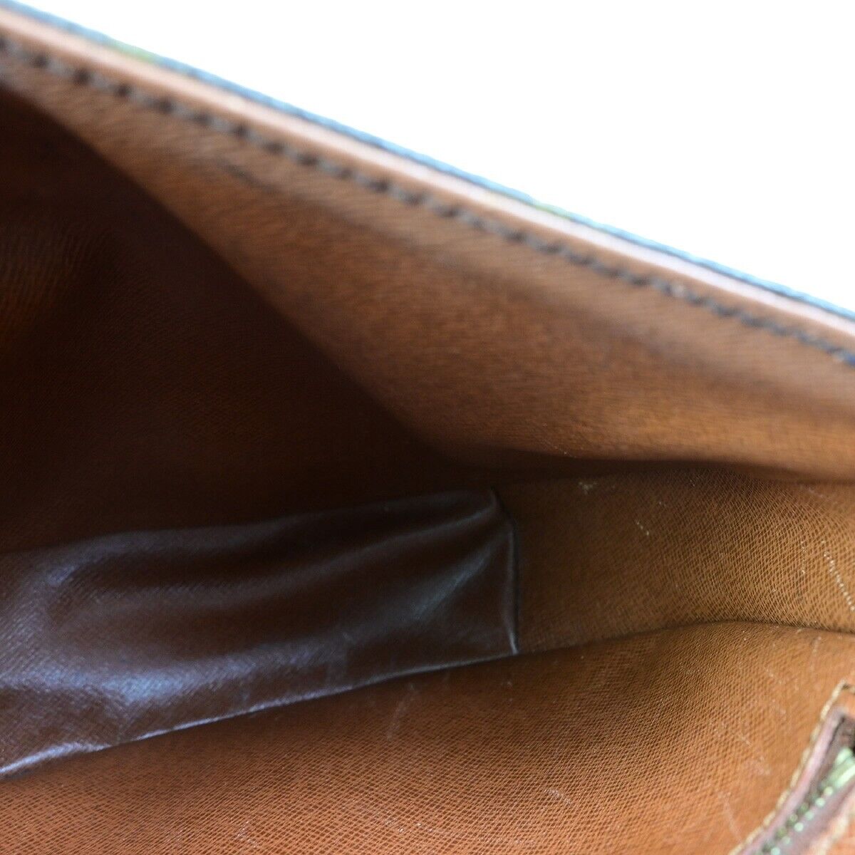 LOUIS VUITTONI Chantilly MM Shoulder Bag Monogram Leather Brown M51233 32FA606