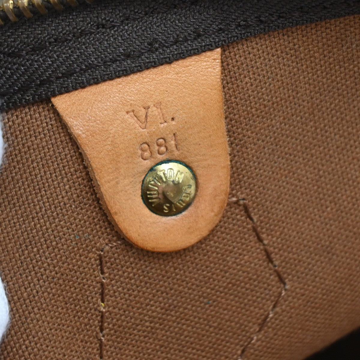 LOUIS VUITTON Speedy 40 Travel Hand Bag Monogram Leather Brown M41522 96YJ059