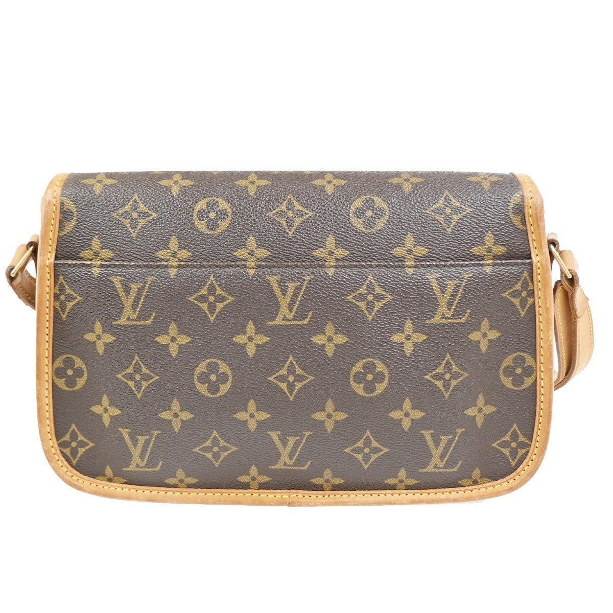 LOUIS VUITTON Sologne Shoulder Bag Monogram Leather Brown France M42250 59CA915