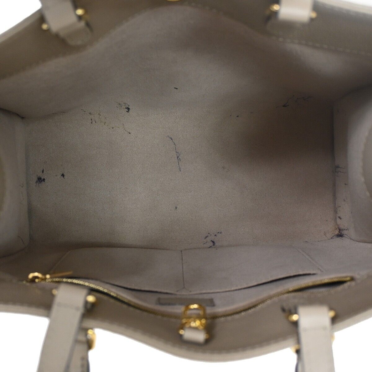 LOUIS VUITTON Onthego MM 2Way Hand Bag Monogram Empreinte Beige M45607 386RC815