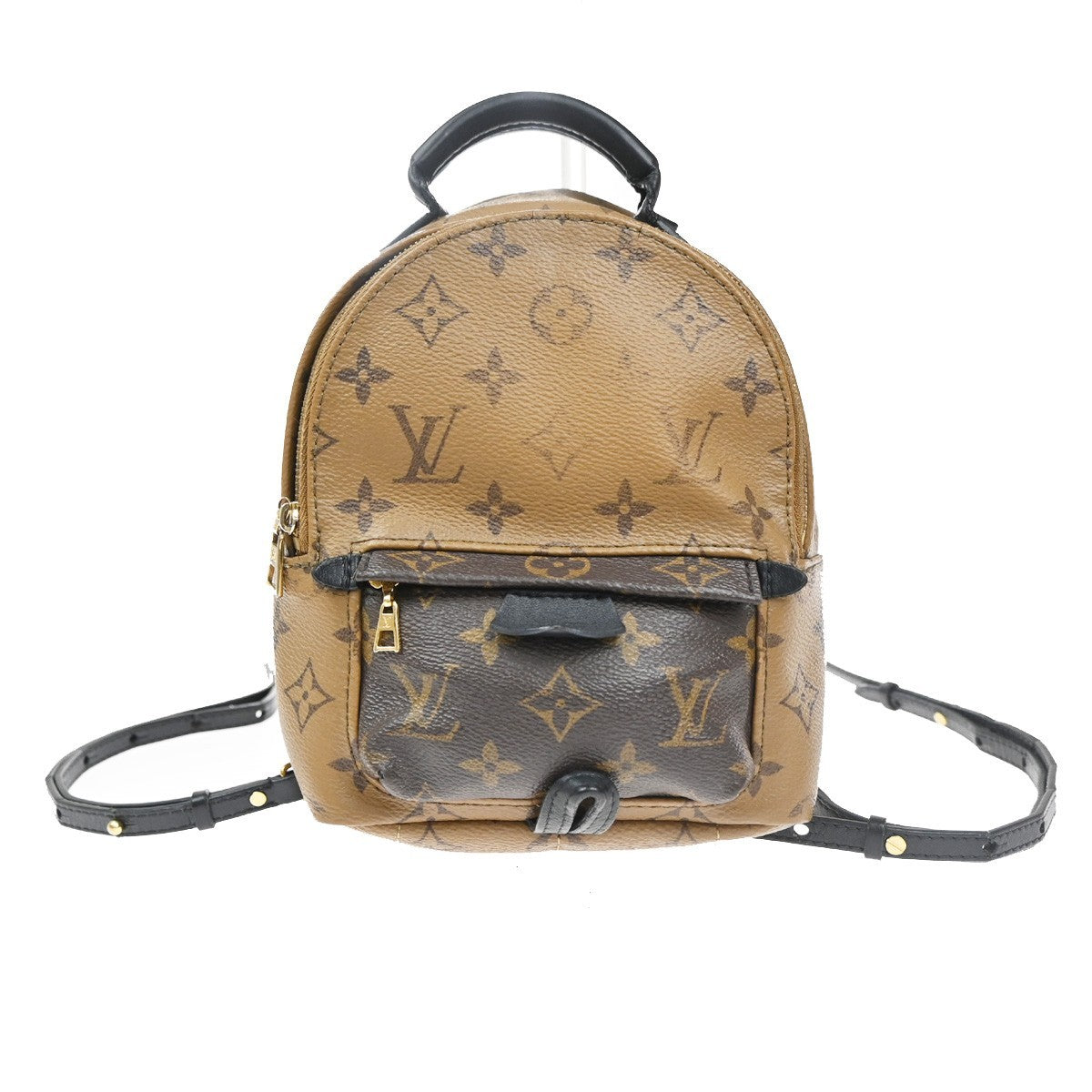 LOUIS VUITTON Palm Springs Mini Backpack Monogram Reverse Brown M44872 98KD053