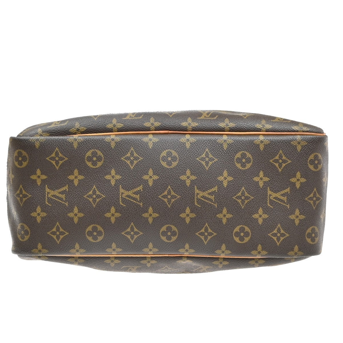 LOUIS VUITTON LV Logo Deauville Hand Bag Monogram Leather Brown M47270 82MA639