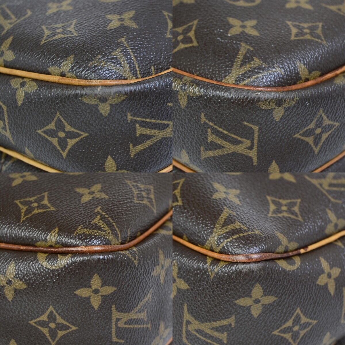 LOUIS VUITTON Reporter PM Crossbody Shoulder Bag Monogram Leather M45254 85EB582