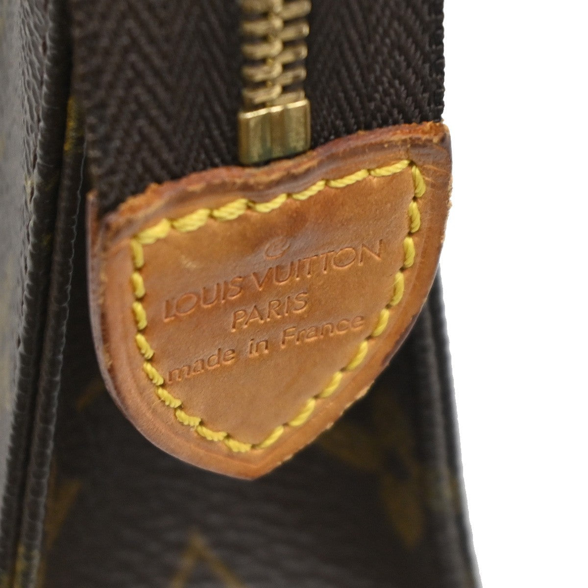 LOUIS VUITTON Poche Toilette 15 Clutch Pouch Bag Monogram Leather M47546 66KB679