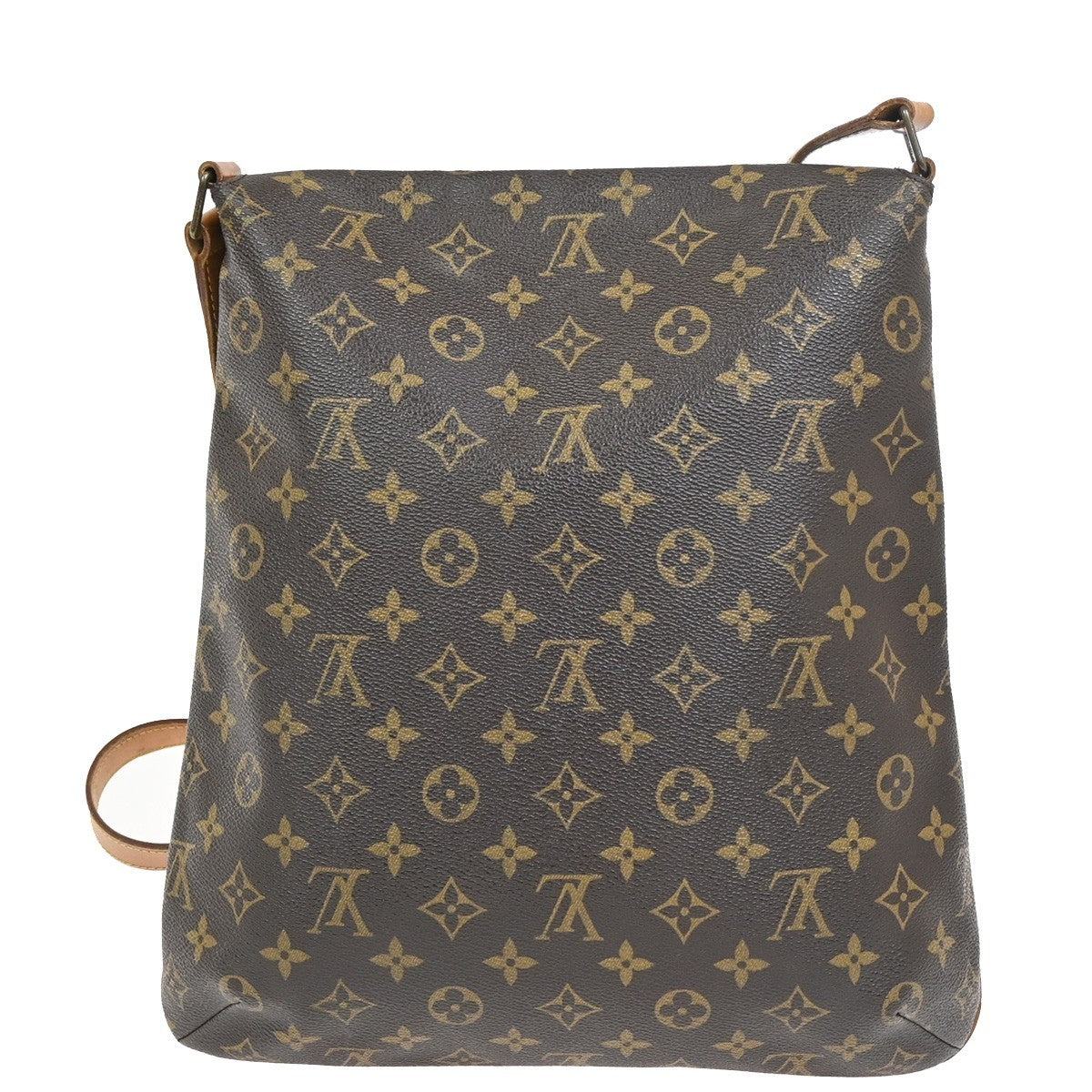 LOUIS VUITTON Musette Shoulder Bag Monogram Leather Brown France M51256 81KC182