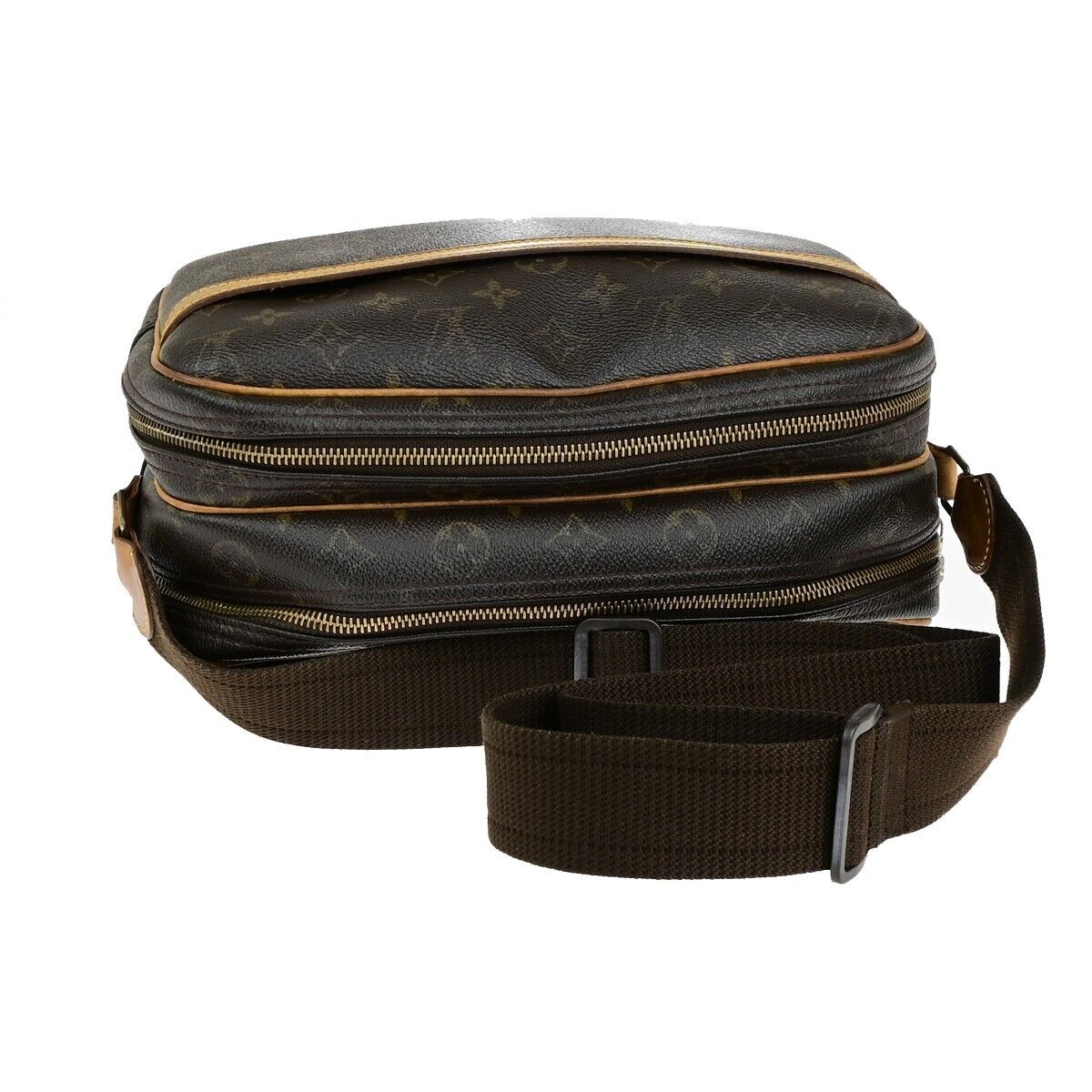 LOUIS VUITTON Reporter PM Crossbody Shoulder Bag Monogram Leather M45254 34ED253