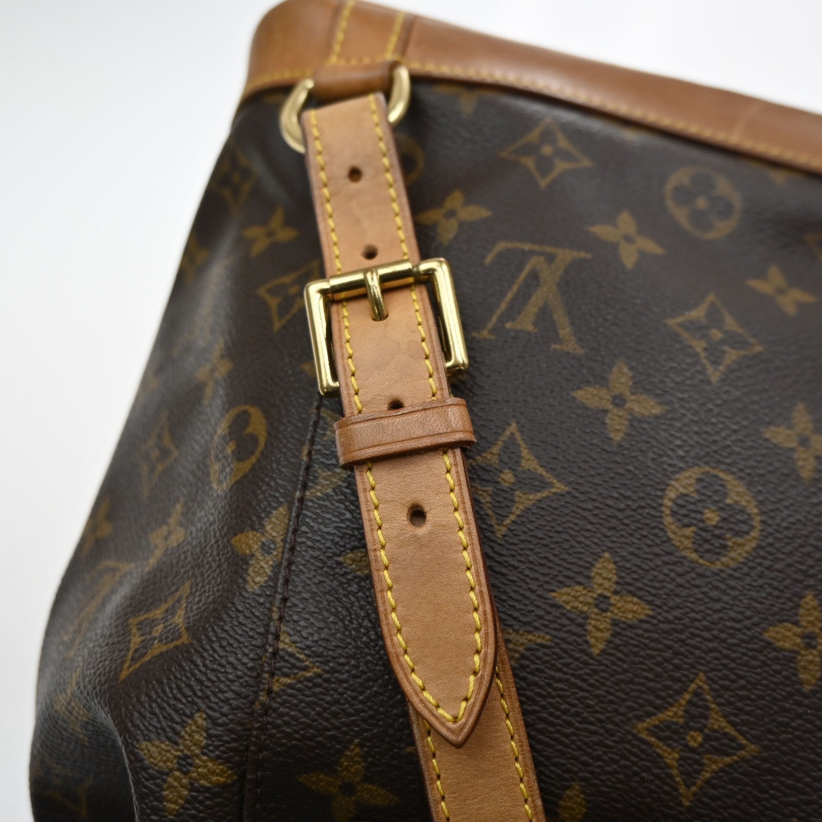 LOUIS VUITTON Montsouris MM Backpack Bag Monogram Leather Brown M51136 15KD141