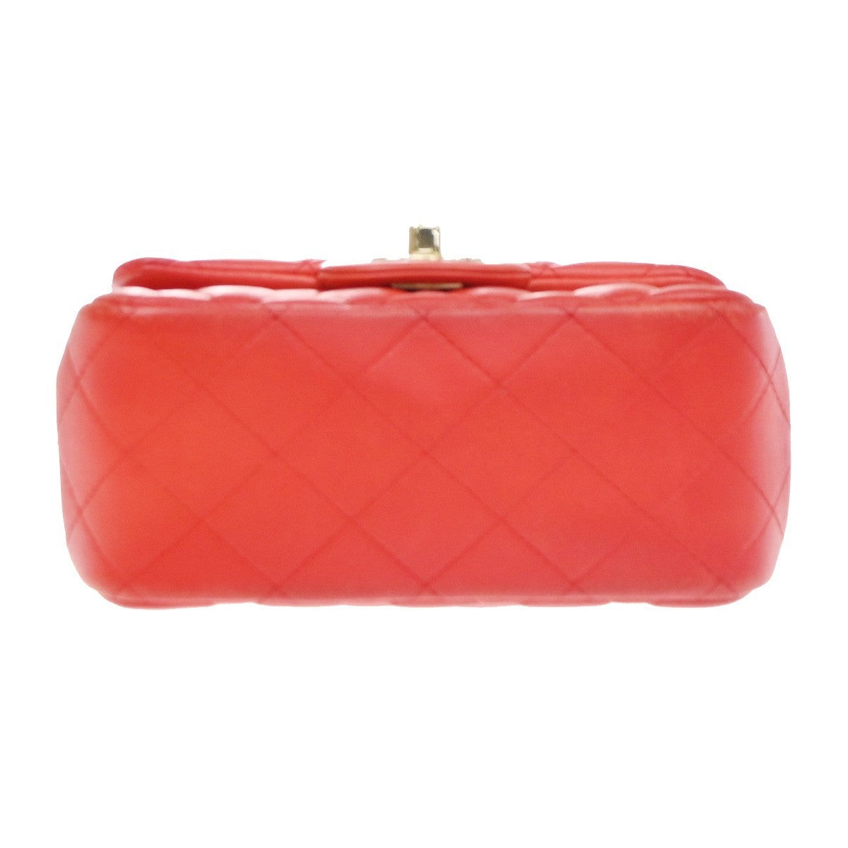 RPCHANEL CC Mini Matelasse Chain Shoulder Bag Leather Red GHW Vintage 887RP186