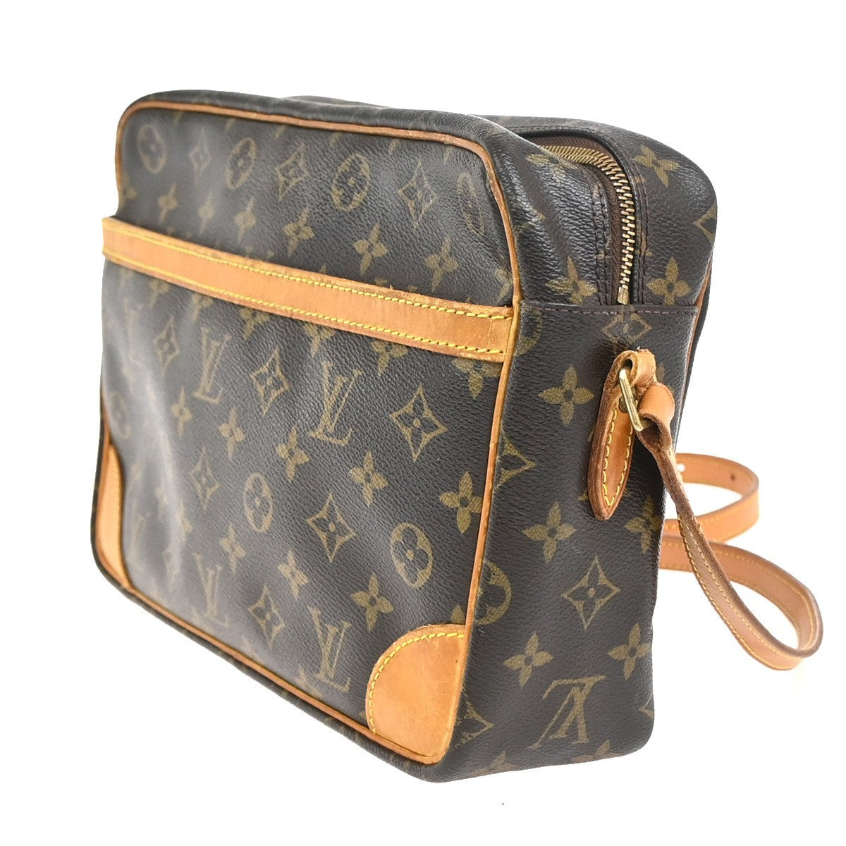 LOUIS VUITTON Trocadero 30 Shoulder Bag Monogram Leather Brown M51272 86TA595