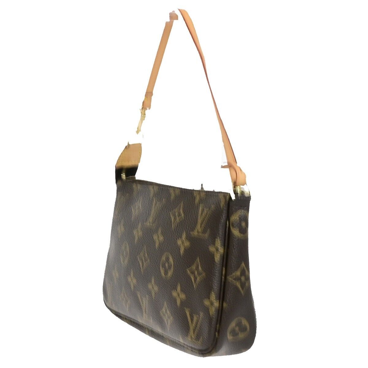 LOUIS VUITTON Pochette Accessoires Hand Bag Monogram Leather BN M51980 99EB455