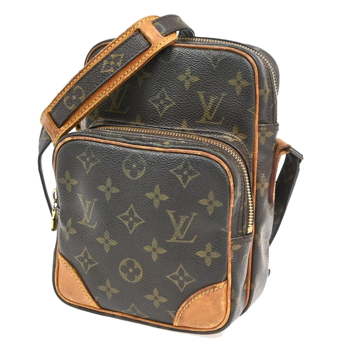 LOUIS VUITTON Amazon Crossbody Shoulder Bag Monogram Leather BN M45236 34PA093