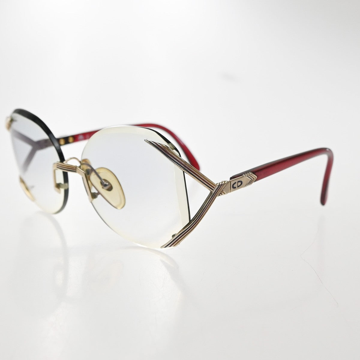 CHRISTIAN DIOR Sunglasses Eye Were Rimless Glasses Plastic GD RD 2289 09RL993