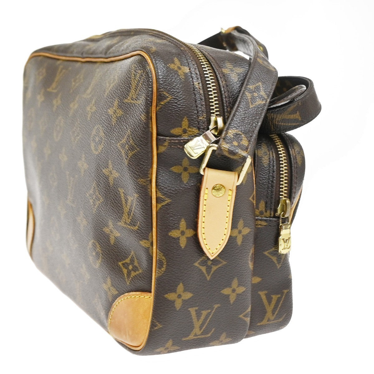 LOUIS VUITTON Nile Crossbody Shoulder Bag Monogram Leather Brown M45244 88CA925