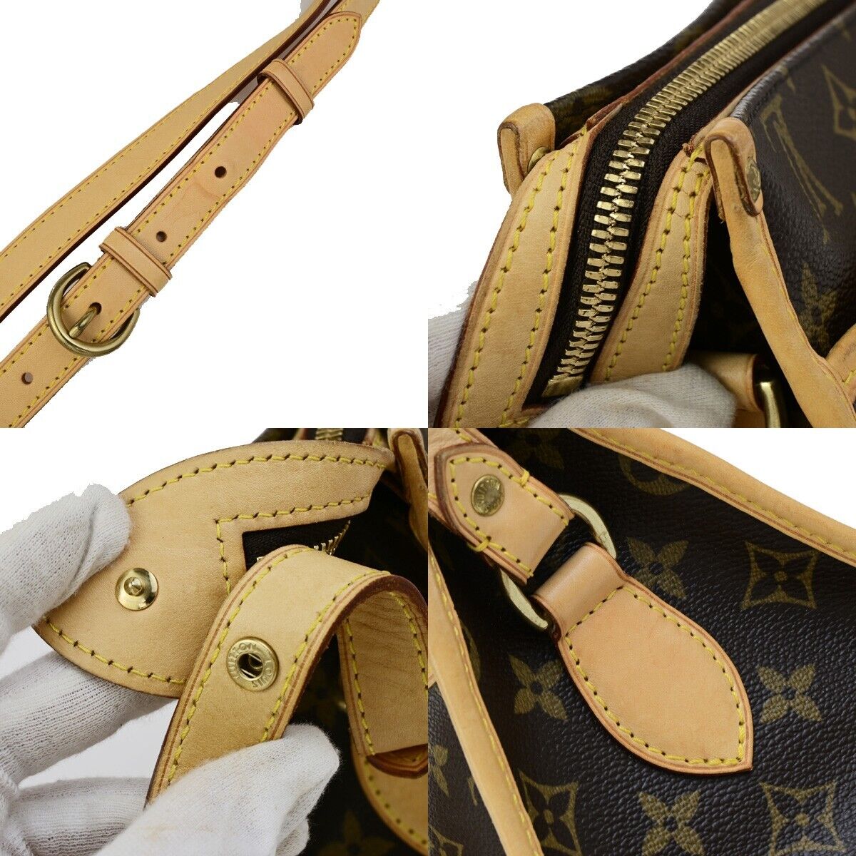 LOUIS VUITTON LV Popincourt Long Shoulder Bag Monogram Brown M40008 24ED186