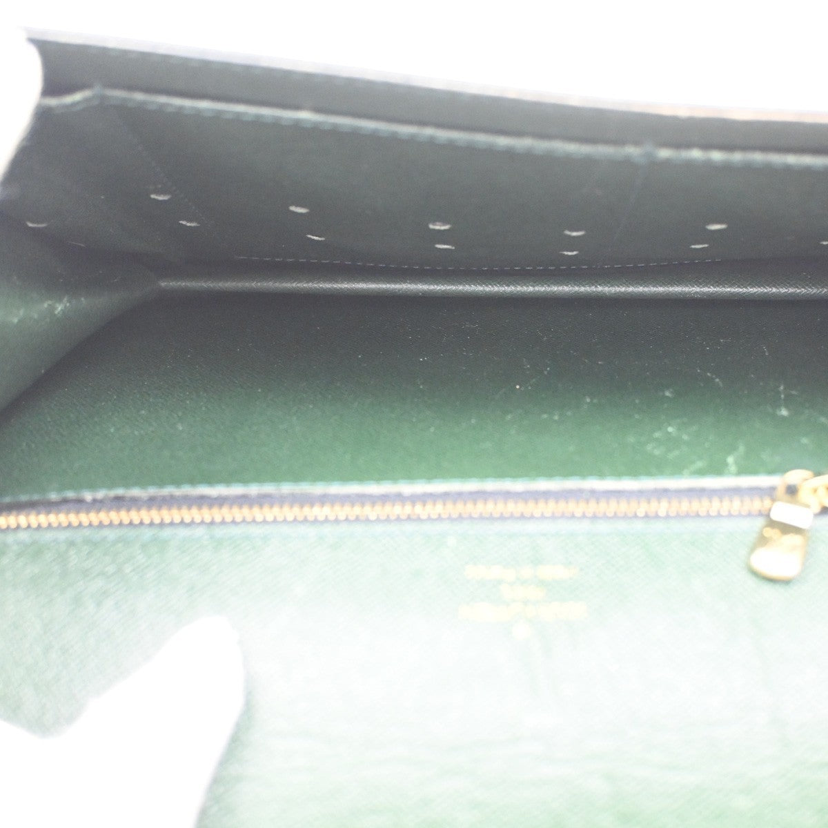 LOUIS VUITTON Pochette Kourad Clutch Hand Bag Taiga Leather GN M30194 05KC165