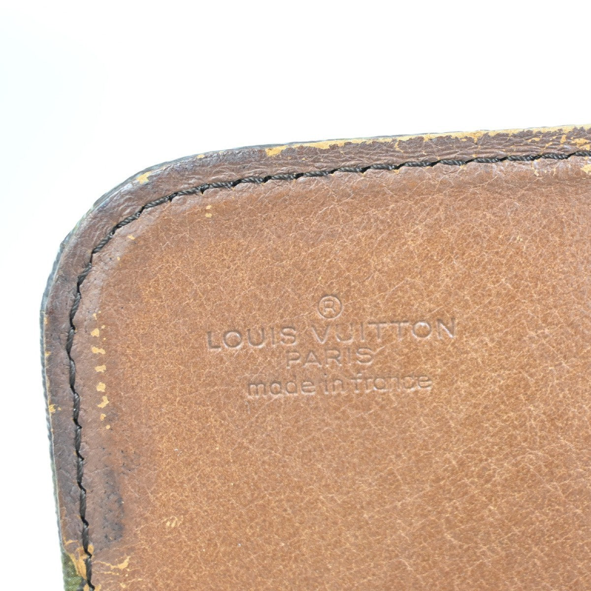 LOUIS VUITTON Cartouchiere GM Shoulder Bag Monogram Leather Brown M51252 34KC583