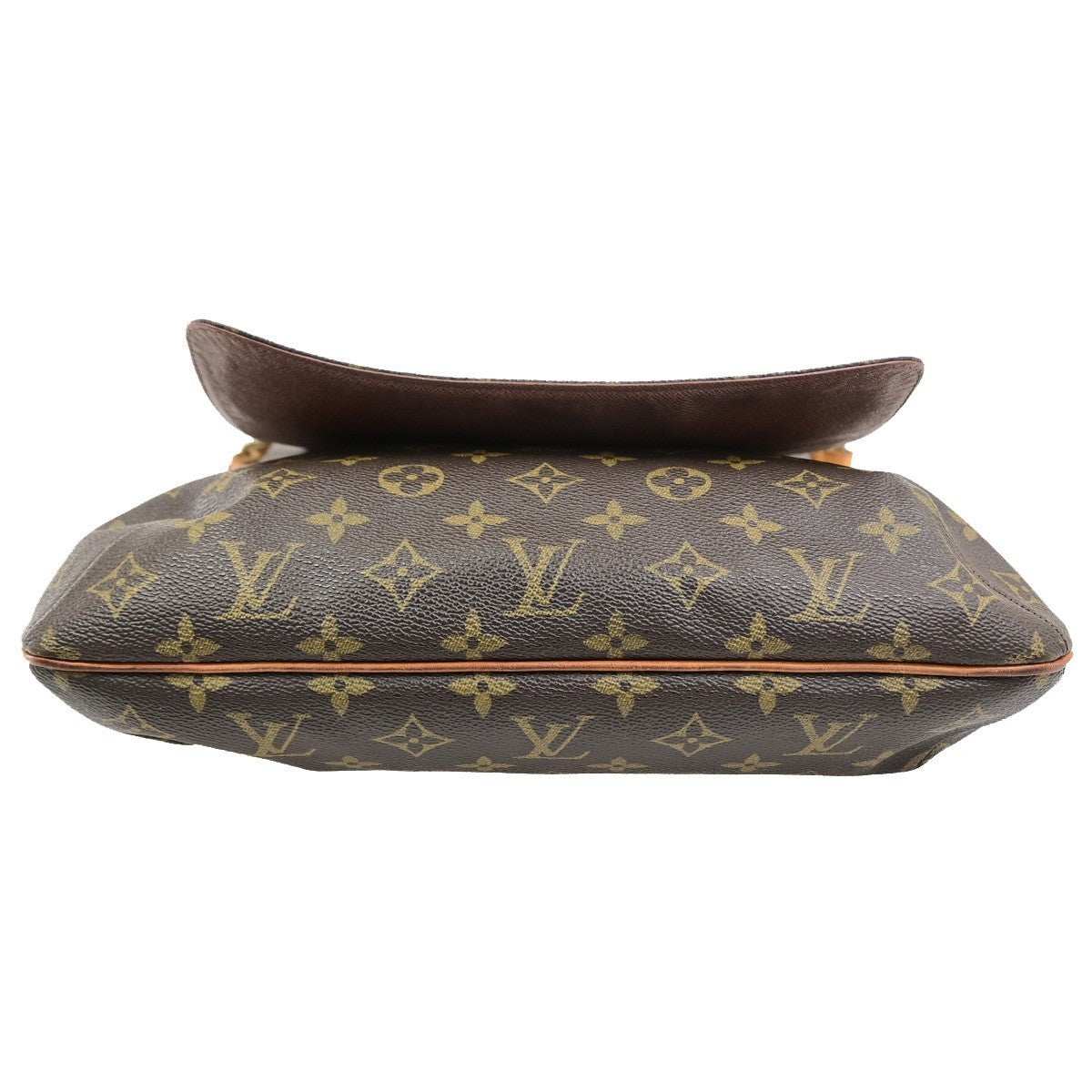 LOUIS VUITTON Musette Shoulder Bag Monogram Leather Brown France M51256 72YJ236