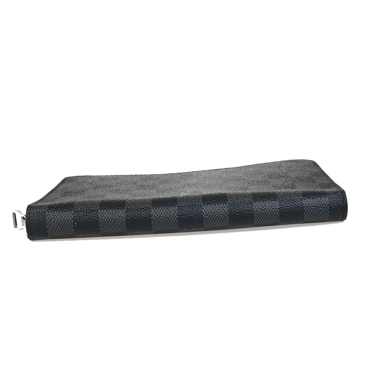 LOUIS VUITTON Zippy Organizer Long Bifold Wallet Damier Graphite N63077 14KA398