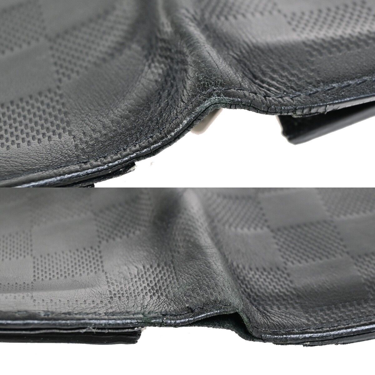 LOUIS VUITTON Brazza Long Bifold Wallet Damier Infini Leather BK N63010 02KA349