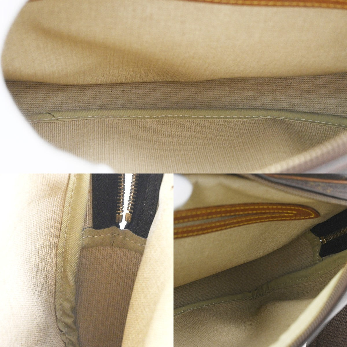 LOUIS VUITTON Reporter PM Crossbody Shoulder Bag Monogram Leather M45254 33KC297
