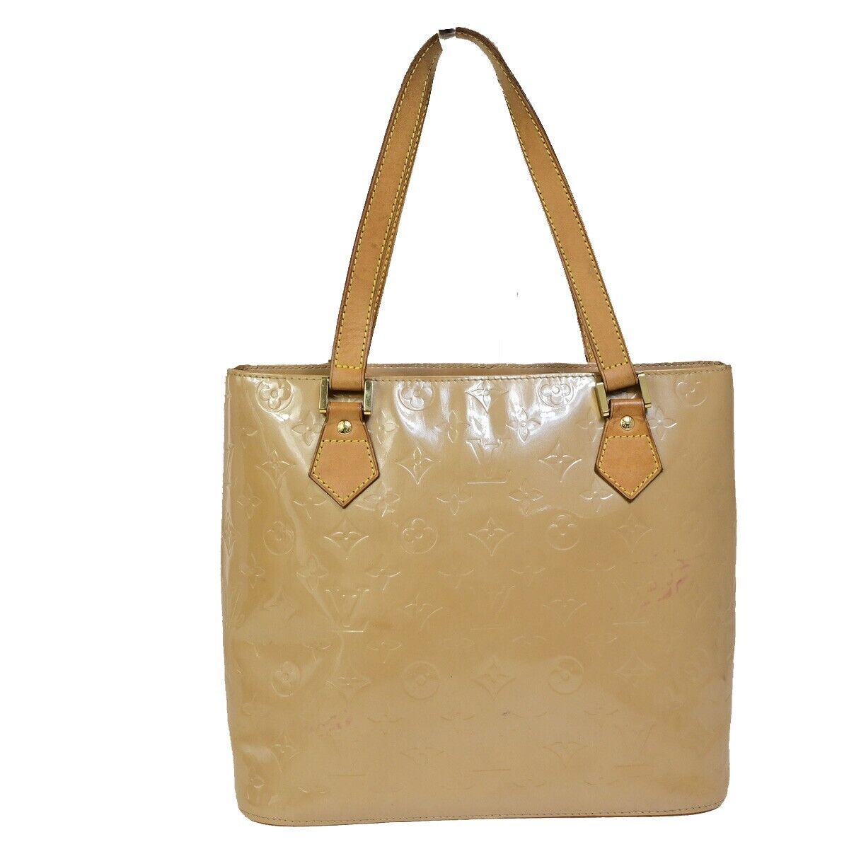 LOUIS VUITTON Houston Shoulder Bag Monogram Vernis Noisette M91340 67EB198