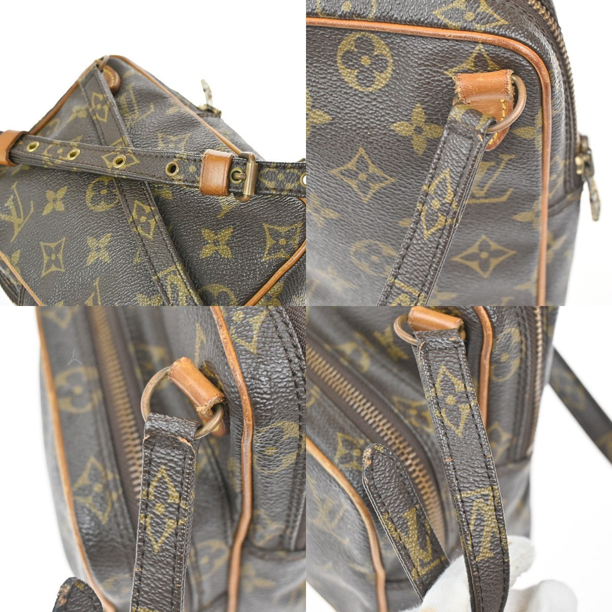 LOUIS VUITTON Mini Amazon Shoulder Bag Monogram Leather Brown M45238 32KC782