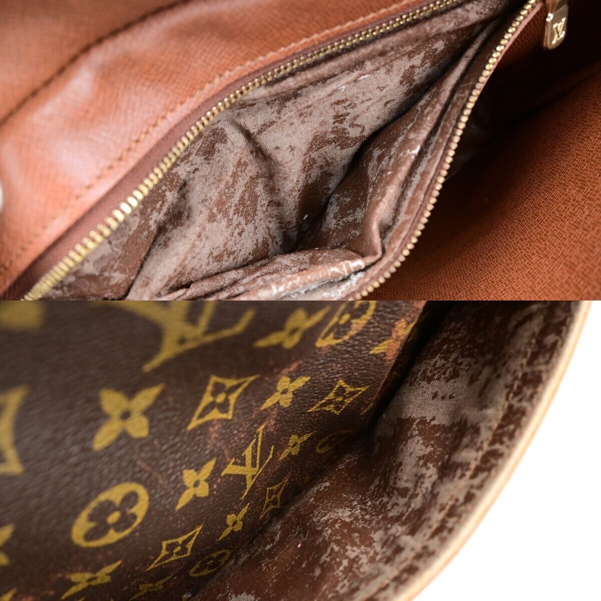 LOUIS VUITTON Trocadero 27 Shoulder Bag Monogram Leather Brown M51274 82EC899